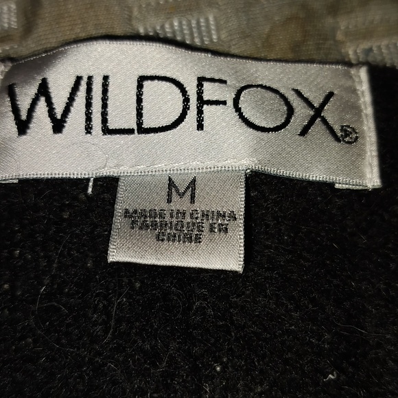 NWOT M Wildfox Bell Sleeved Sequined Cropped Wool Sweater - Picture 2 of 5